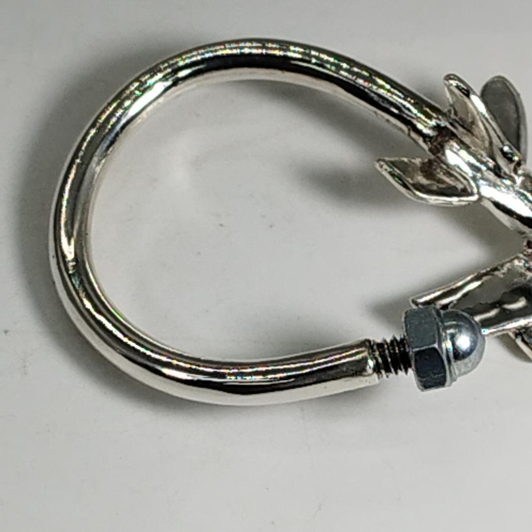 新品仕上げ　TIFFANY&Co. ティファニー キーリング 飛行機 　シルバー