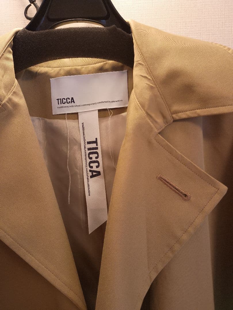 ティッカ　テントライン　トレンチコート　25SS 　新品タグ付き　試着のみ