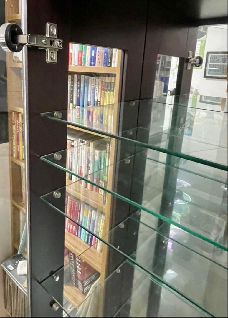 【コレクションボード】ニトリ　 10段　棚ガラス9枚