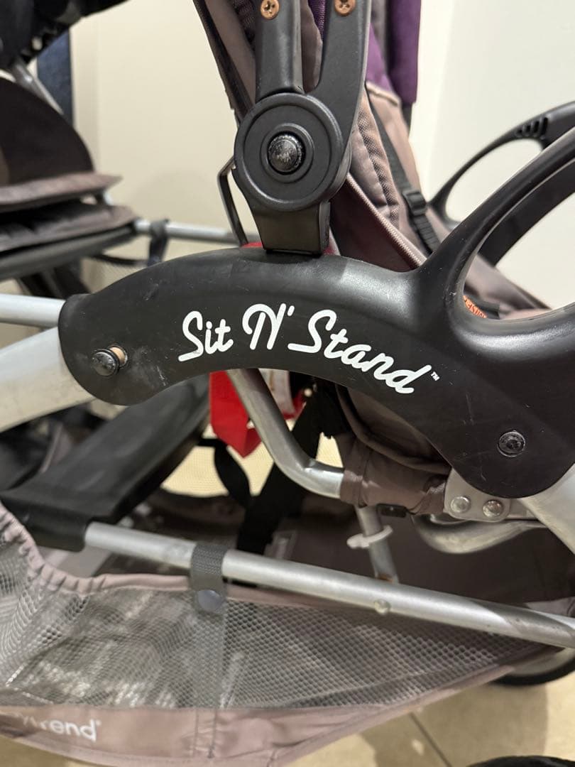 【希少】BabyTrend 2人乗り ベビーカー シット&スタンド