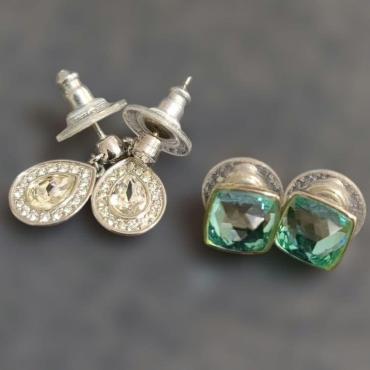 Swarovski　ピアス　4点セット　キラキラ　ゴージャス