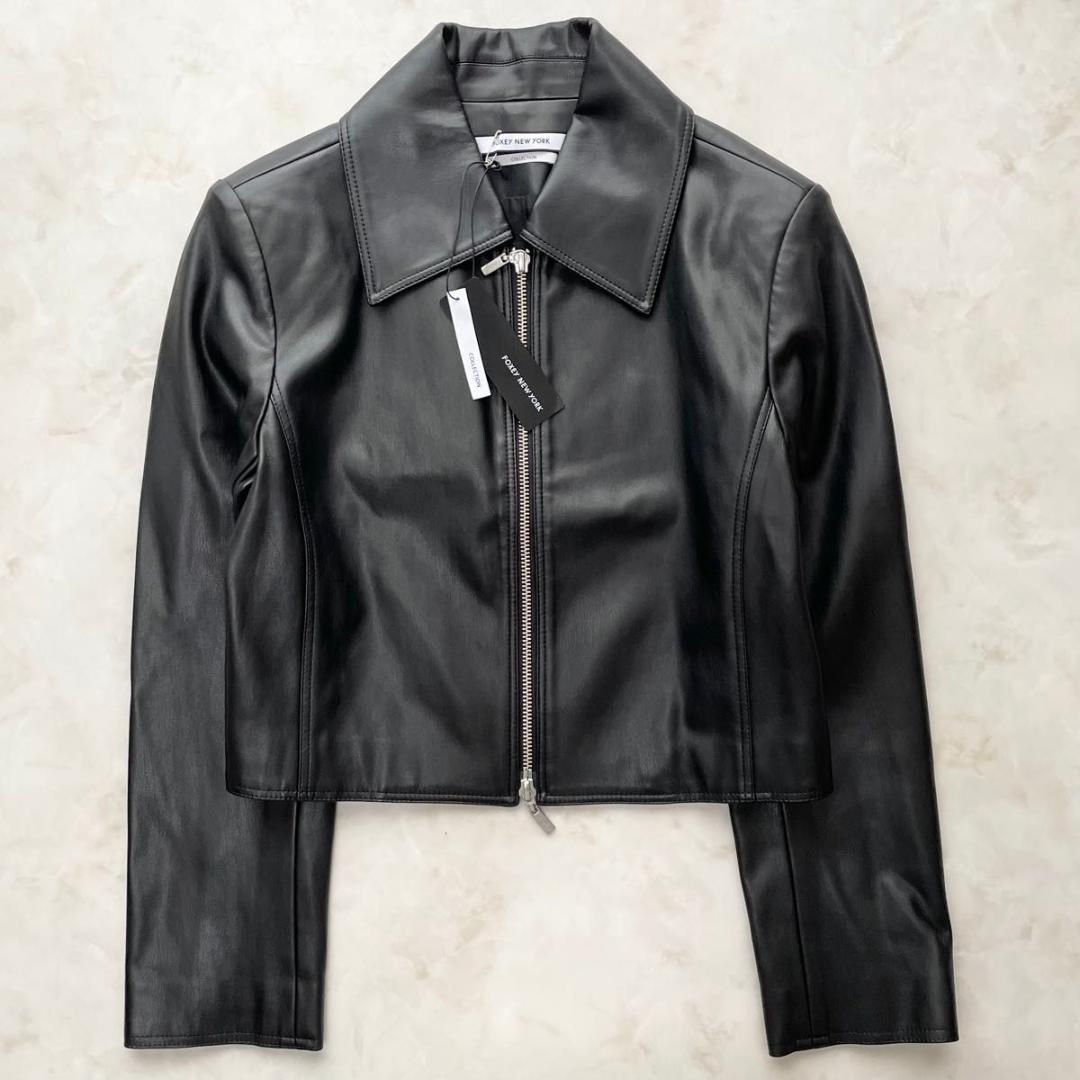 【新品】FOXEY NEW YORK ライダースジャケット シングル　38 M