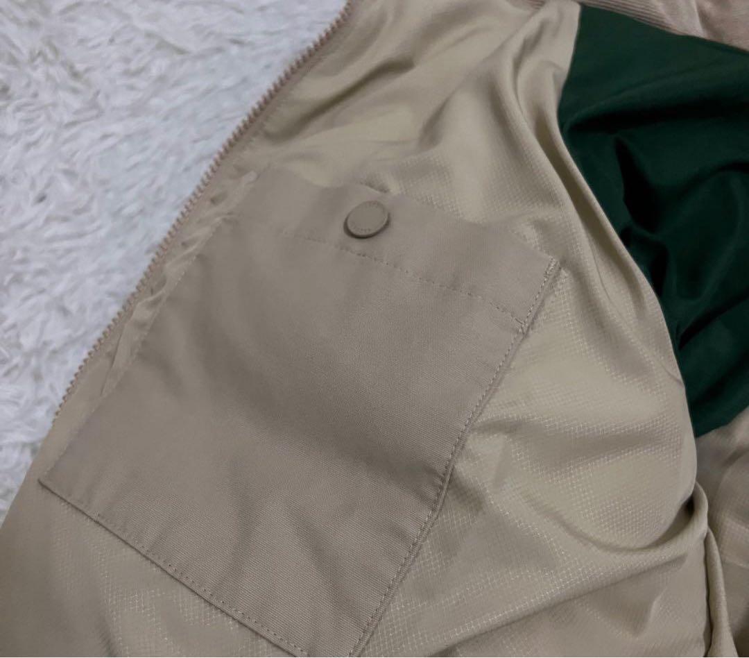 Lacoste フード付きベージュダウンジャケット