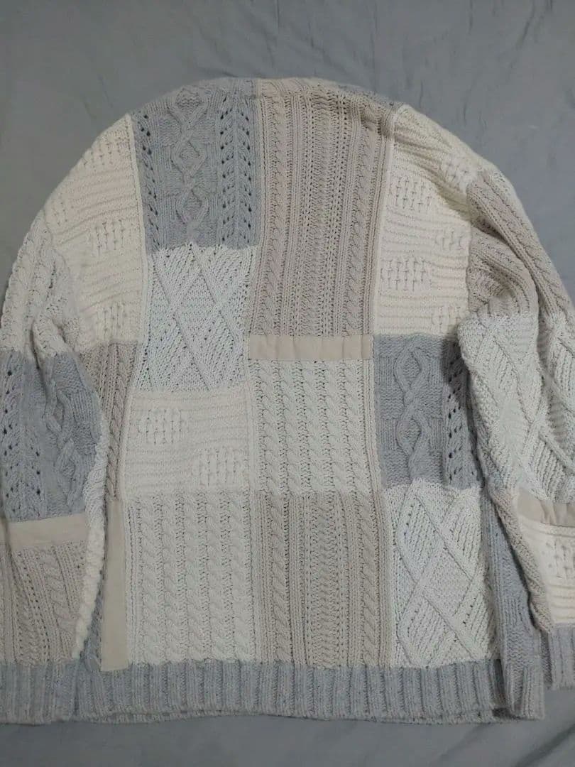 トップス Supreme Patchwork Cable Knit Cardigan XL