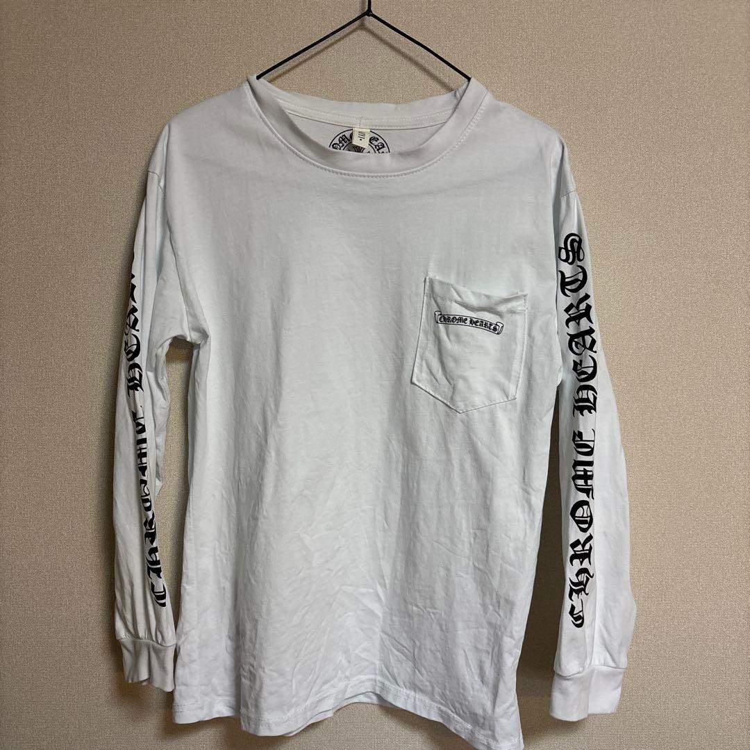 CHROME HEARTS ホワイト長袖カットソー