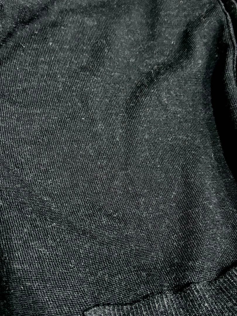 issey miyake men カーディガン　黒