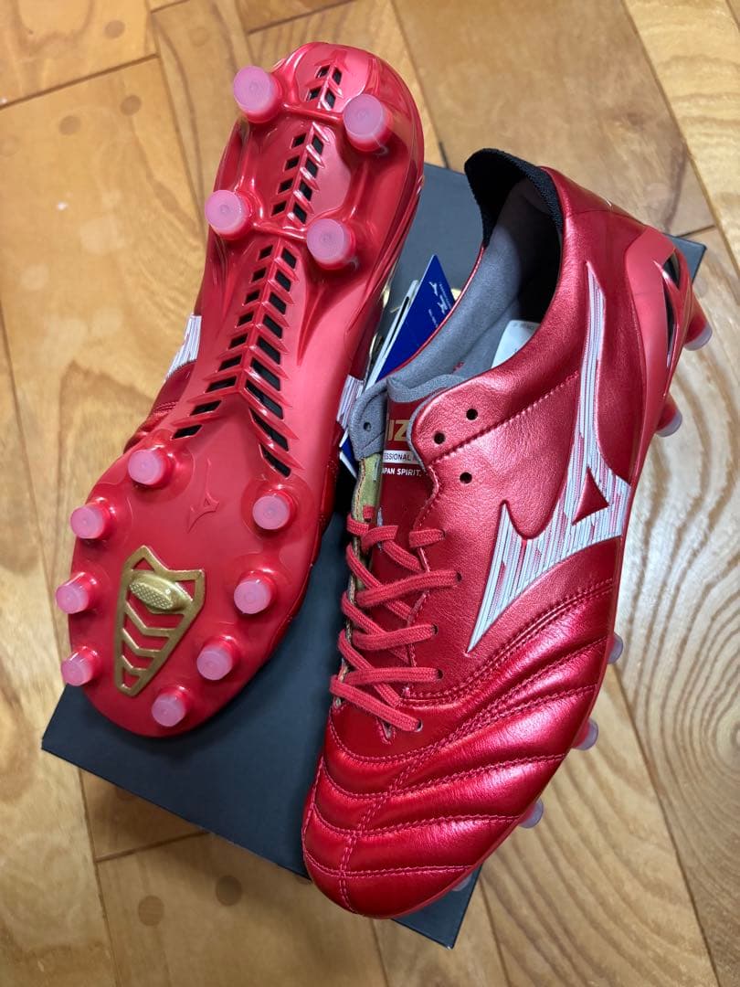 新品　40周年限定　限定特価　ミズノ　モレリア ネオ4 JAPAN 25cm