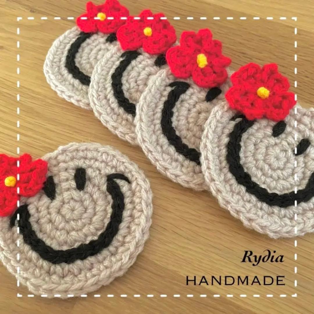 【専用出品】ニコちゃんアクリルたわし コースター