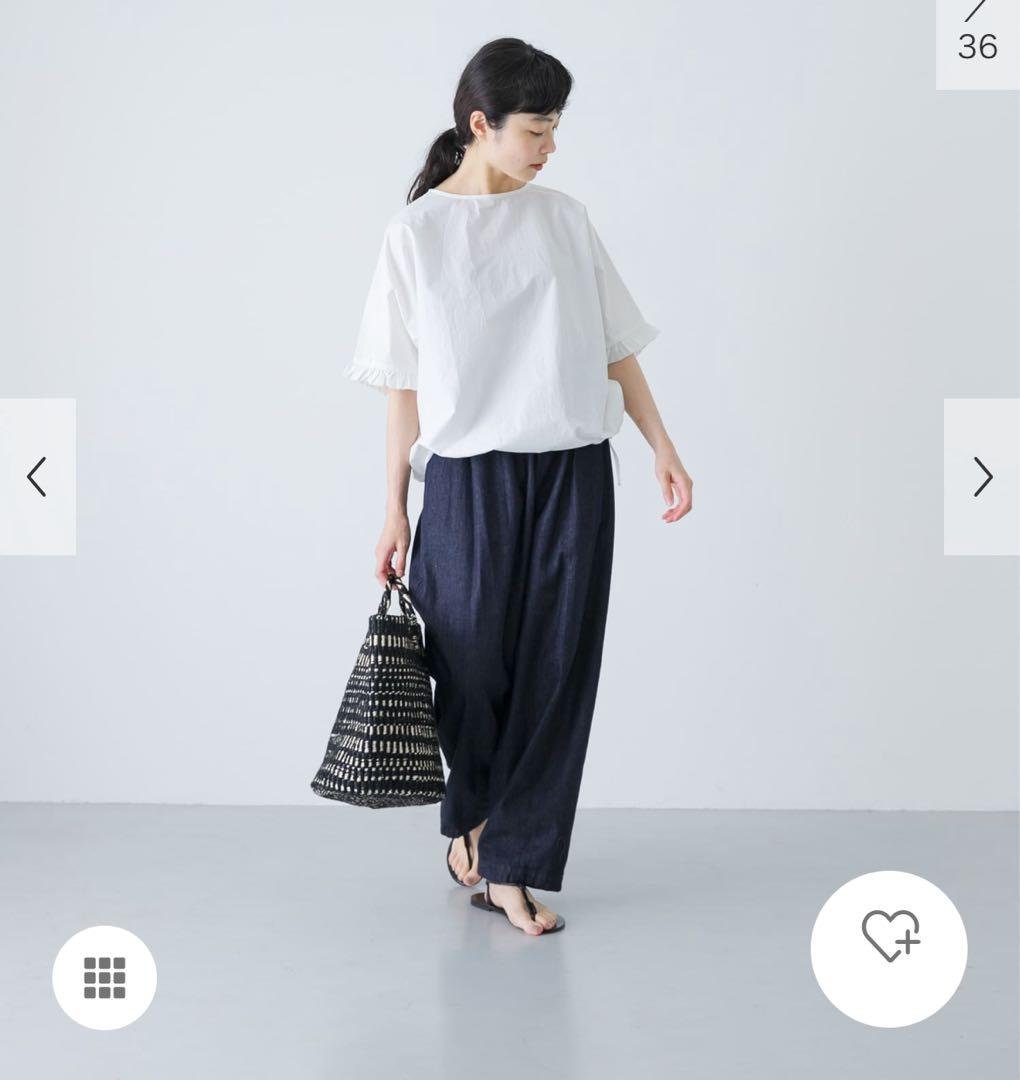 かぐれ フリルスリーブプルオーバー