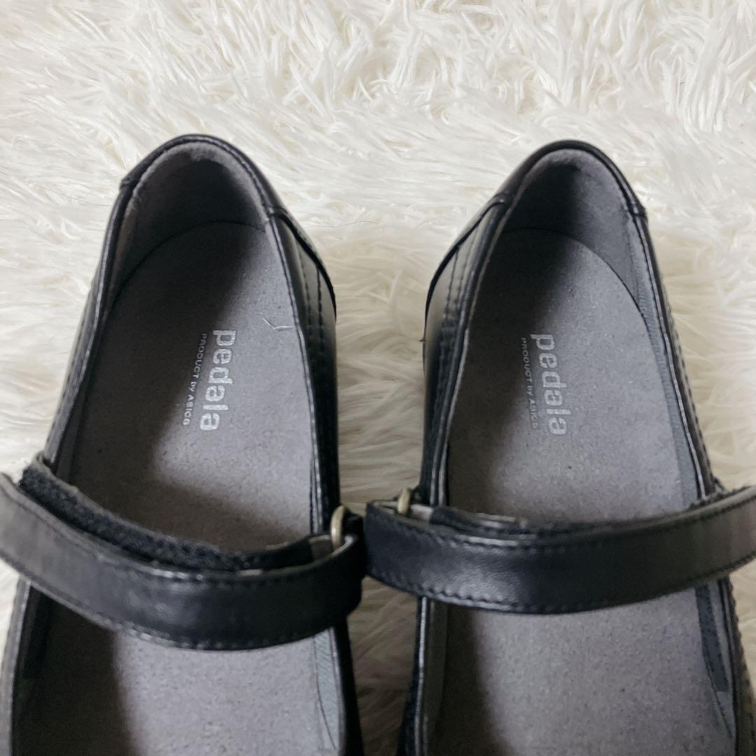 美品 Pedala ペダラ メリージェーン コンフォートシューズ 23cm