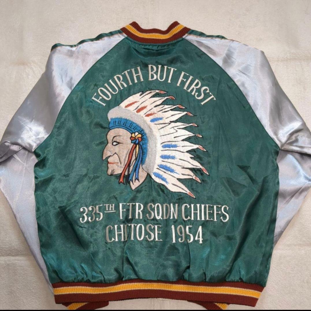 テーラー東洋 スカジャン リバーシブル インディアン ハワイ Lサイズ