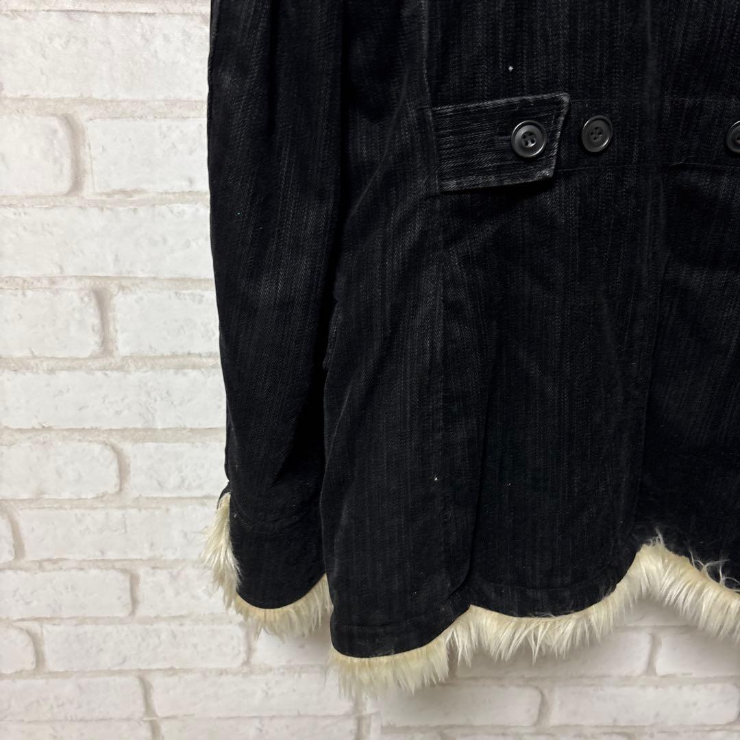 MONSIEUR NICOLE ファージャケット　お兄系　平成　y2k 黒