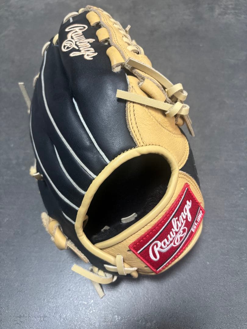 Rawlings 軟式グローブ 右投げ用 黒/ベージュ