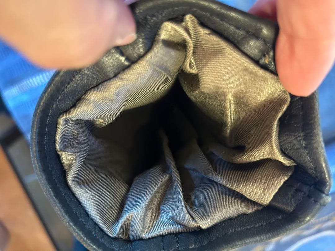 アディクトクローズ　シングルライダースジャケット 38 ネイビー