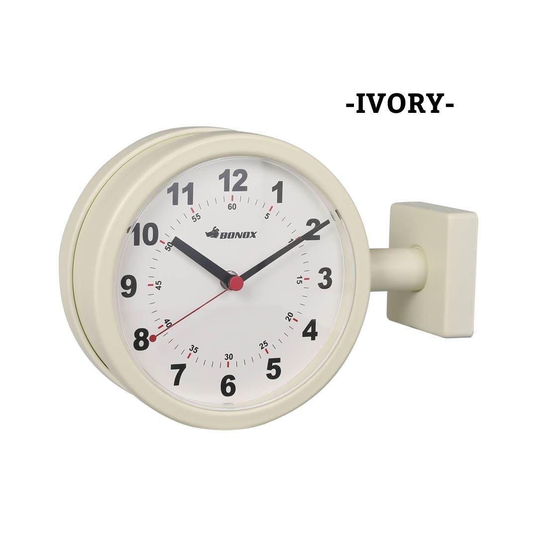 新品 両面時計 ダブルフェイスクロック ブラック ダルトン インテリア 小物