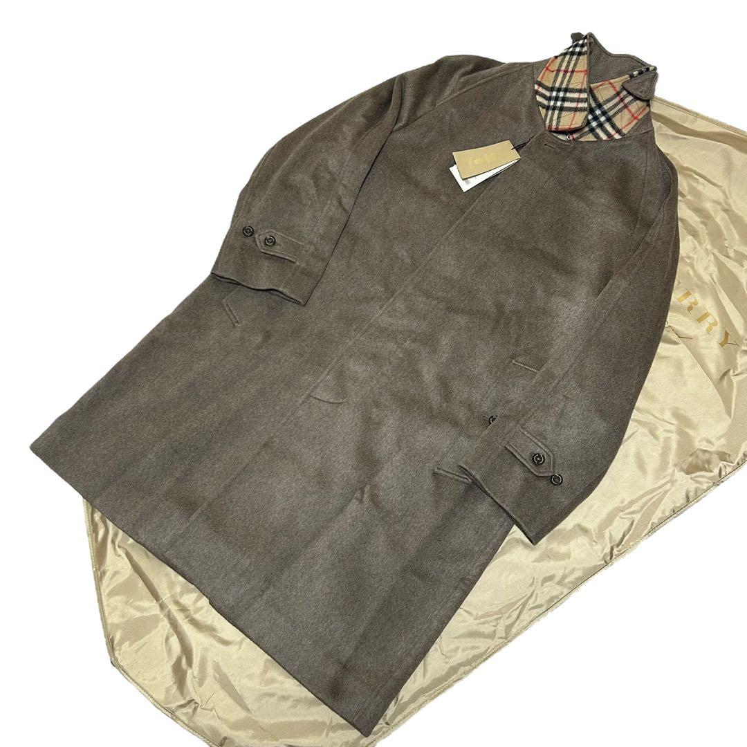 新品未使用 BURBERRY ステンカラーコート バルマカーンコート　カシミヤ