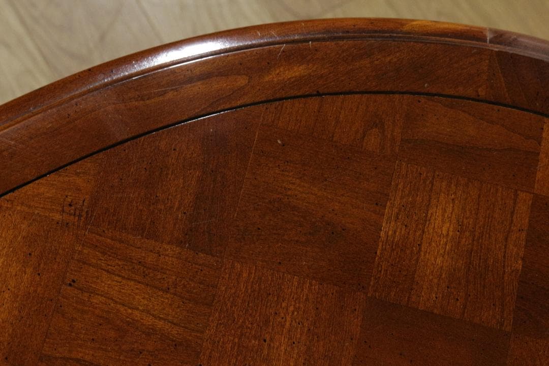 木製テーブル★クラシック★ネコ脚★スライドテーブル★