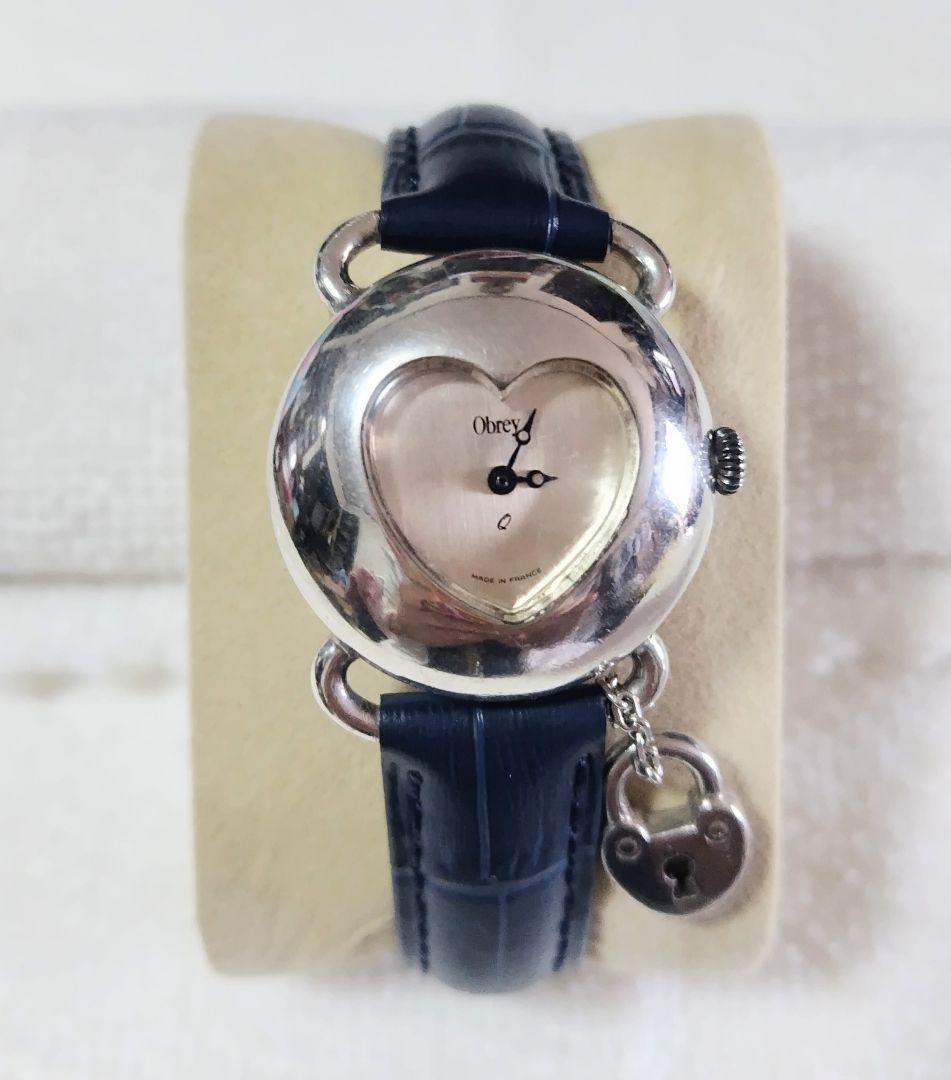 Obrey レディース Sv925(銀無垢) チャーム付 オブレイ ハート