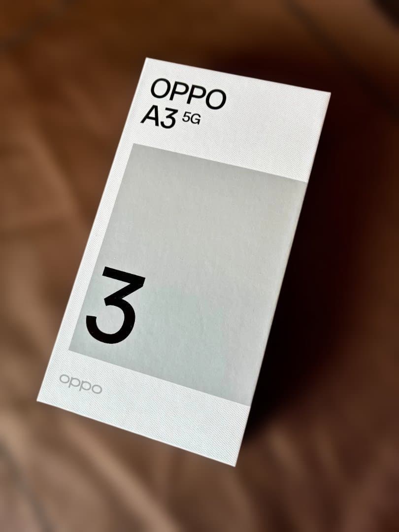 【未使用・動作確認済】OPPO A3 5G パープル 128GB SIMフリー