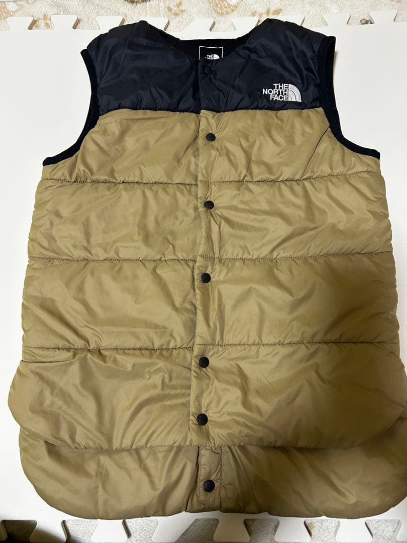 【美品】ノースフェイス★ベビー　ベスト　スリーパー　アウター　中綿