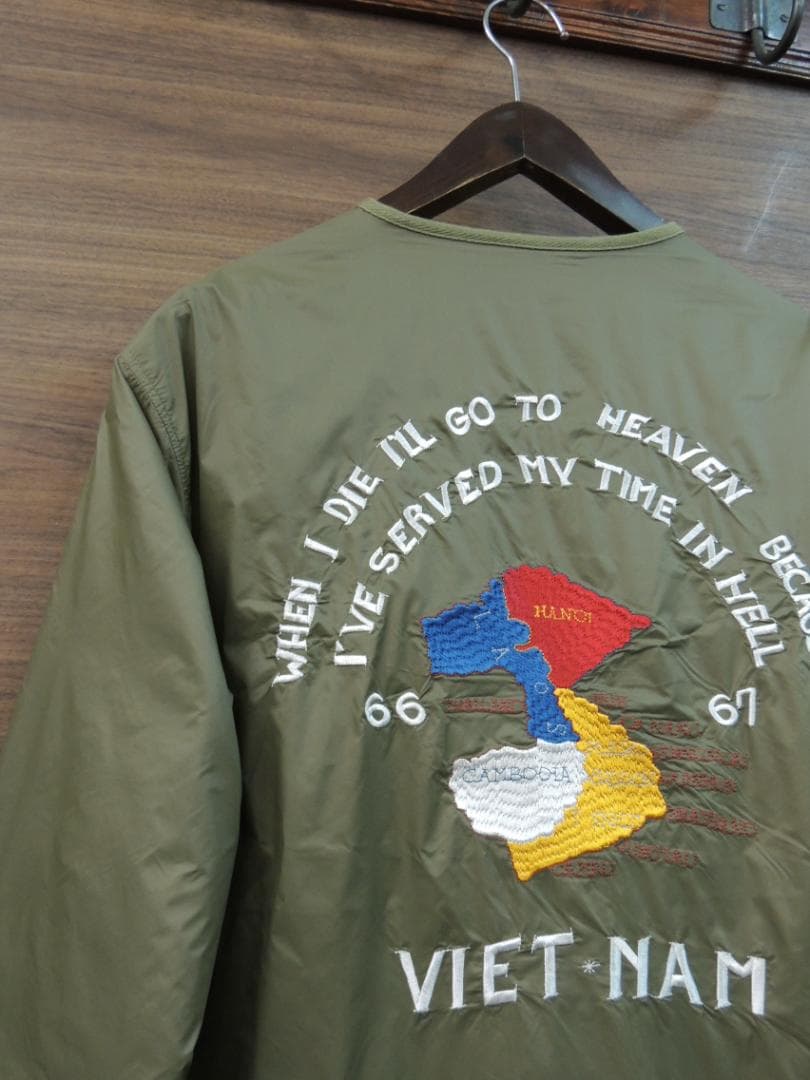 Lサイズ TAION ノンダウン ジャパン スペシャル リバーシブル ベトジャン