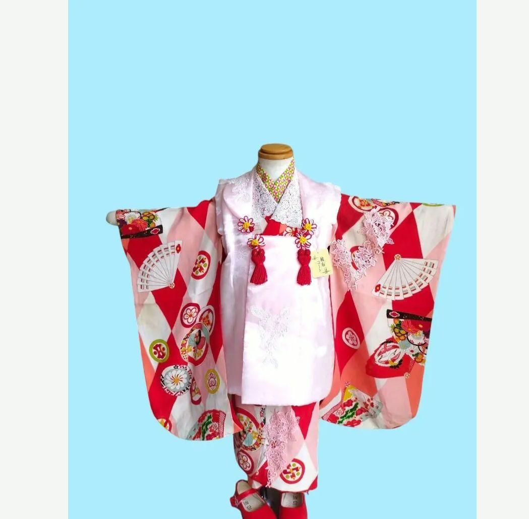 専用です　　アンティークベビーピンクの着物２着