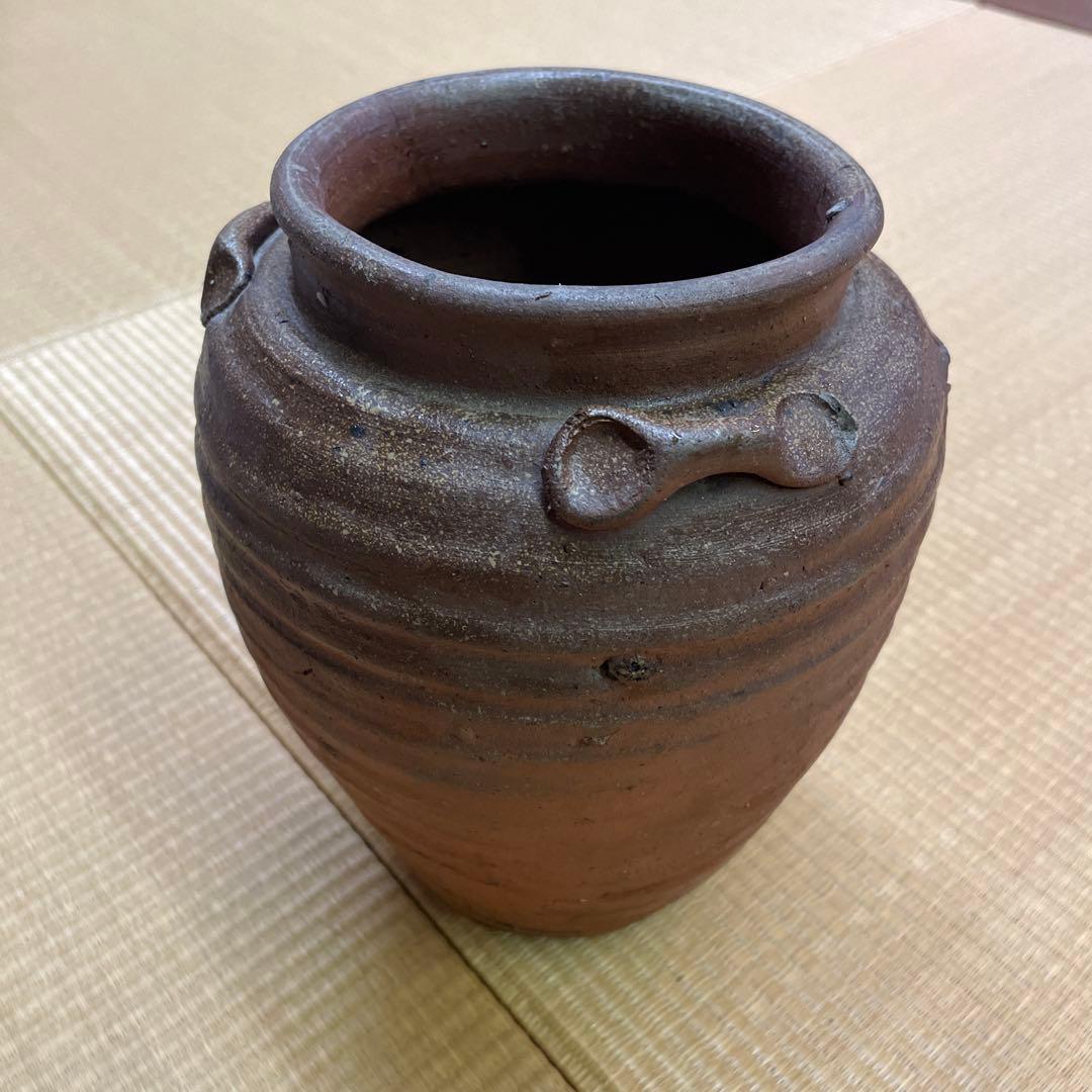 三耳古備前壺