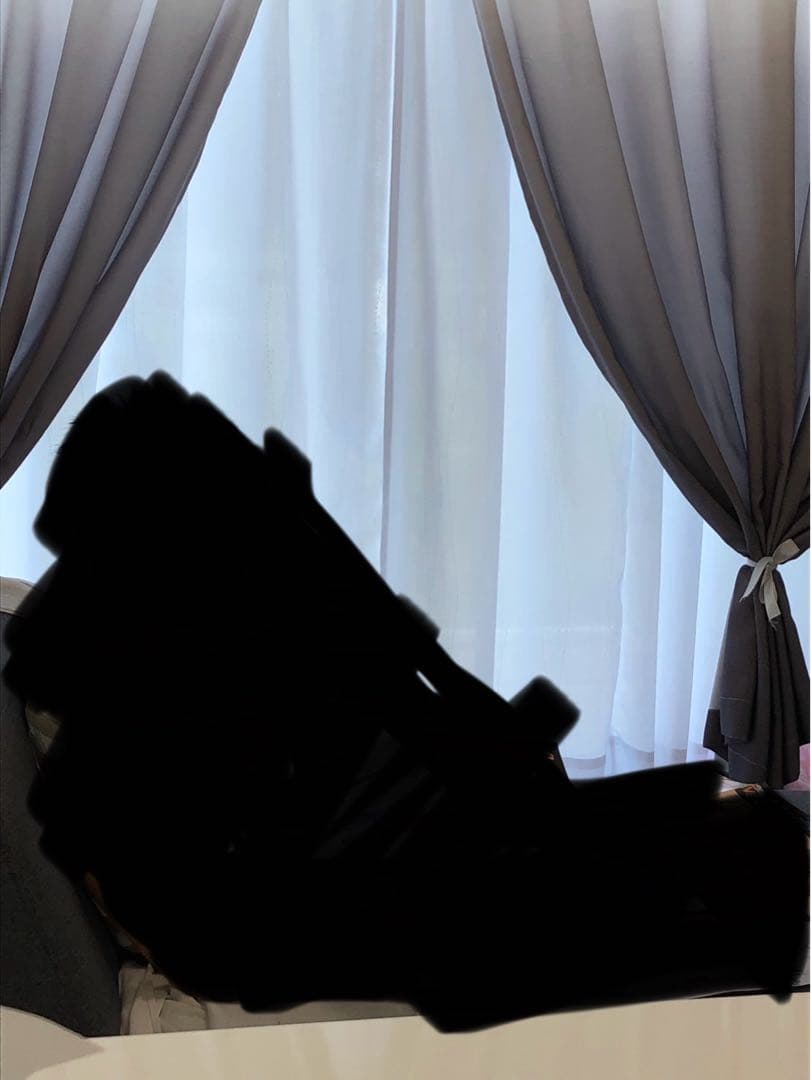 ドレープ.グラデーションカーテン 北欧グレー【非売品】