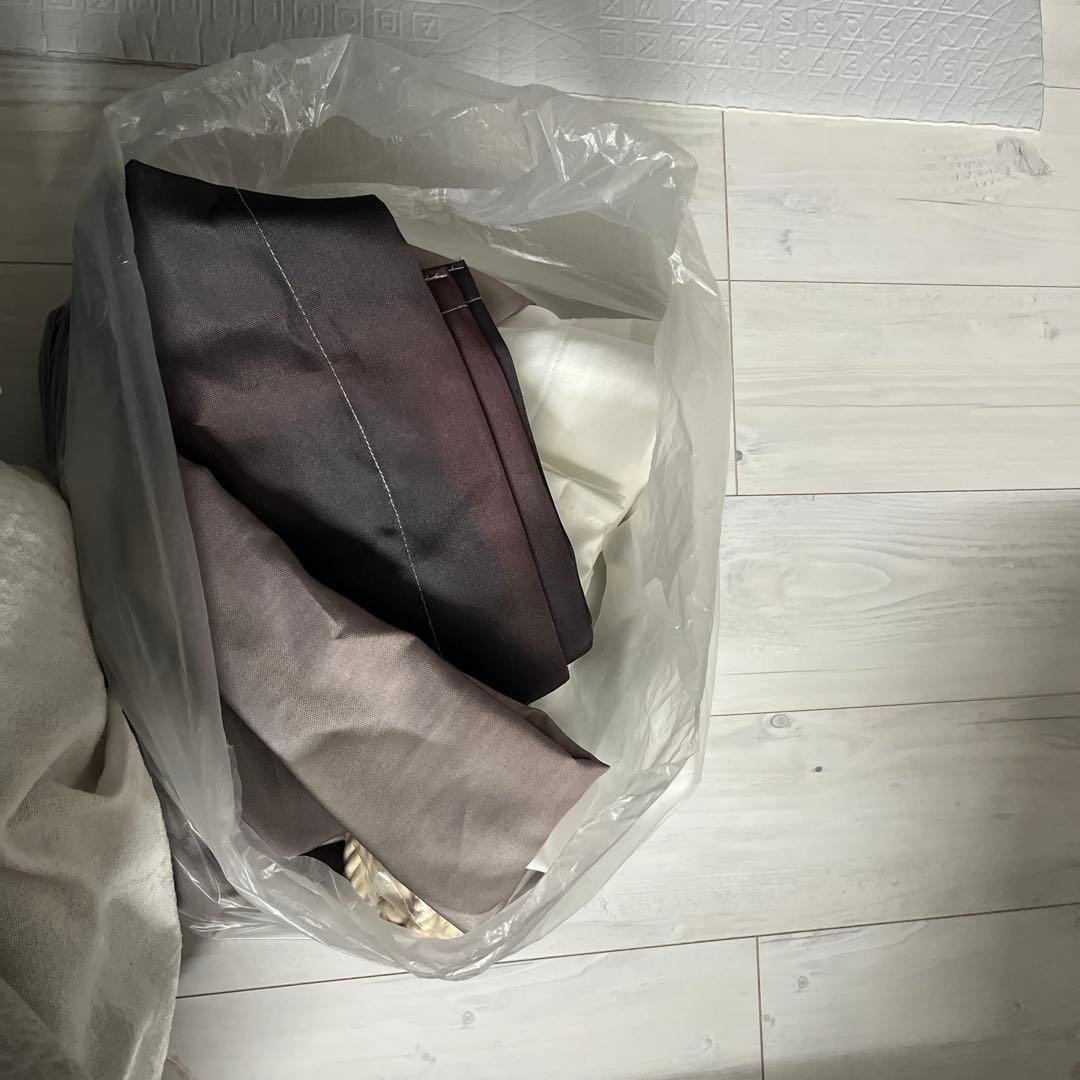 ドレープ.グラデーションカーテン 北欧グレー【非売品】