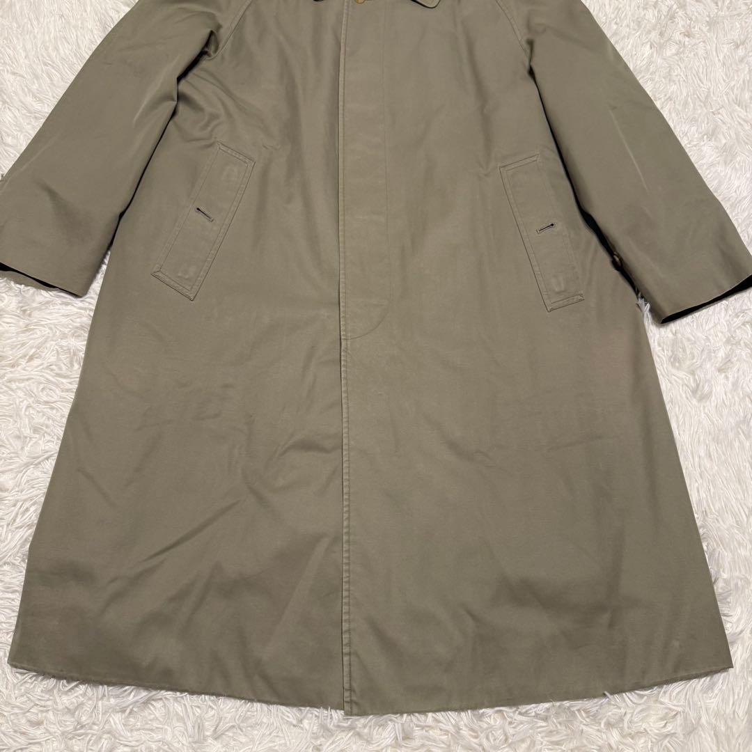 【Burberry‘s】メンズ ステンカラー コート ライナー付 ノバチェック