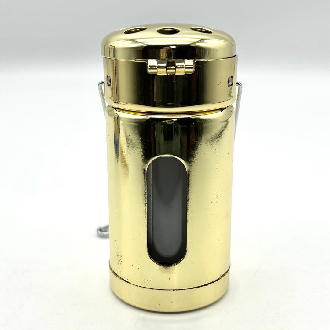 未使用品 デラックス コンパクト ランタン 真鍮 キャンパー キャンドルホルダー