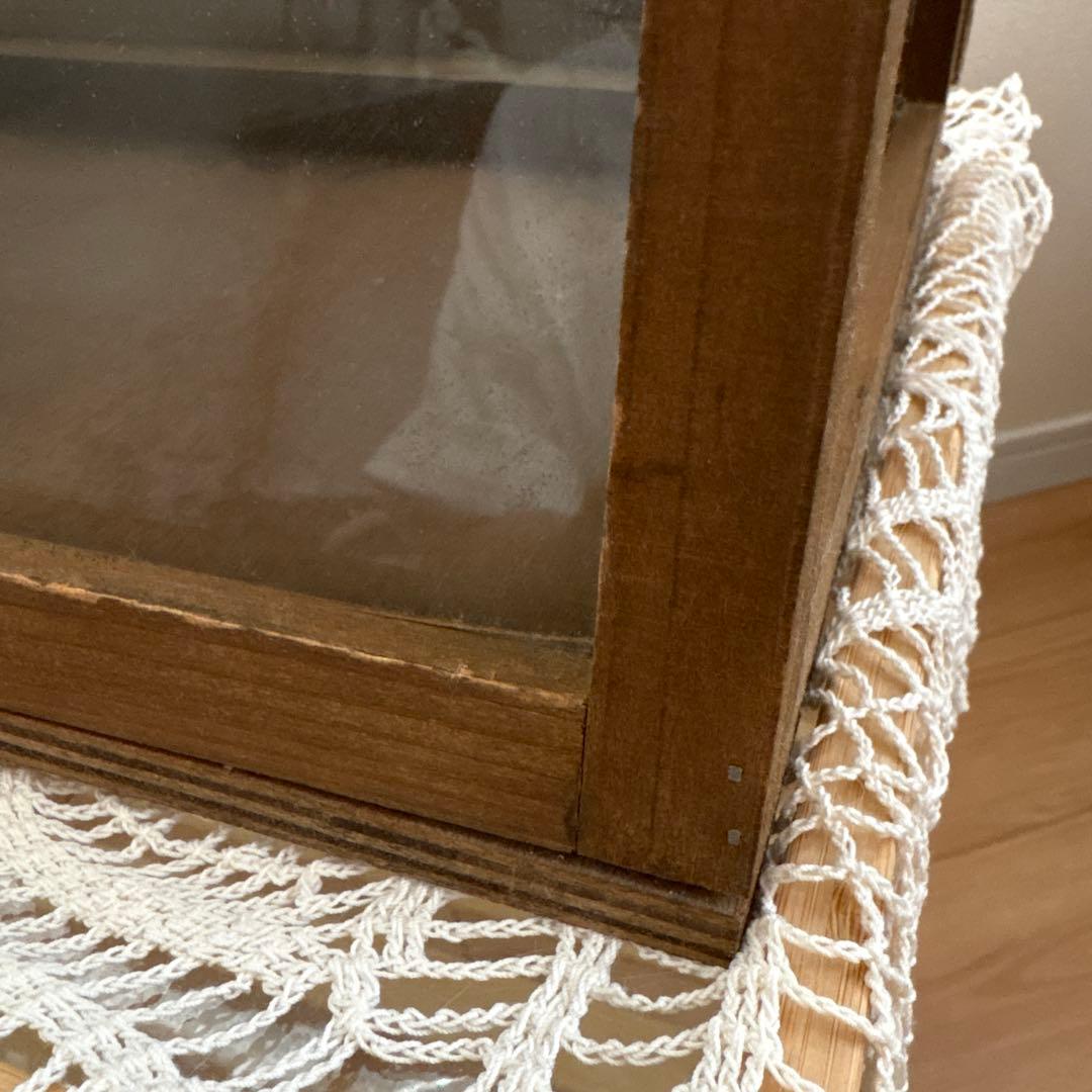 北欧　昭和レトロ　ヴィンテージ　木製ディスプレイケース