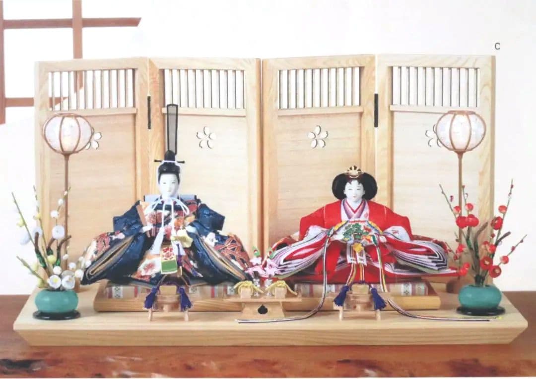 198,000円新品未使用【久月キュウゲツ】〈飯塚 孝〉刺繍衣裳着木胴 親王飾り