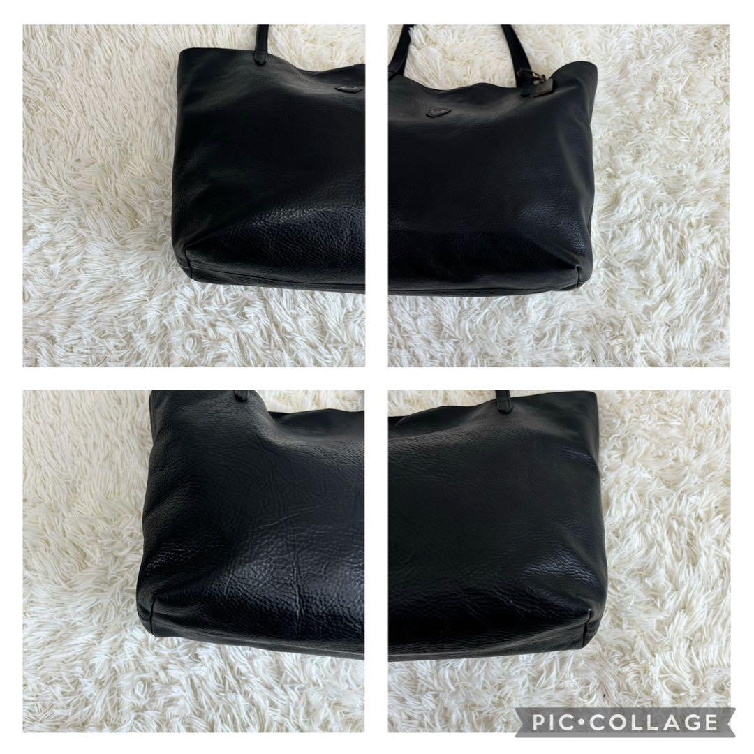 フェリージ　15-50 トートバッグ　オールレザー　シボ革　ロゴ型押