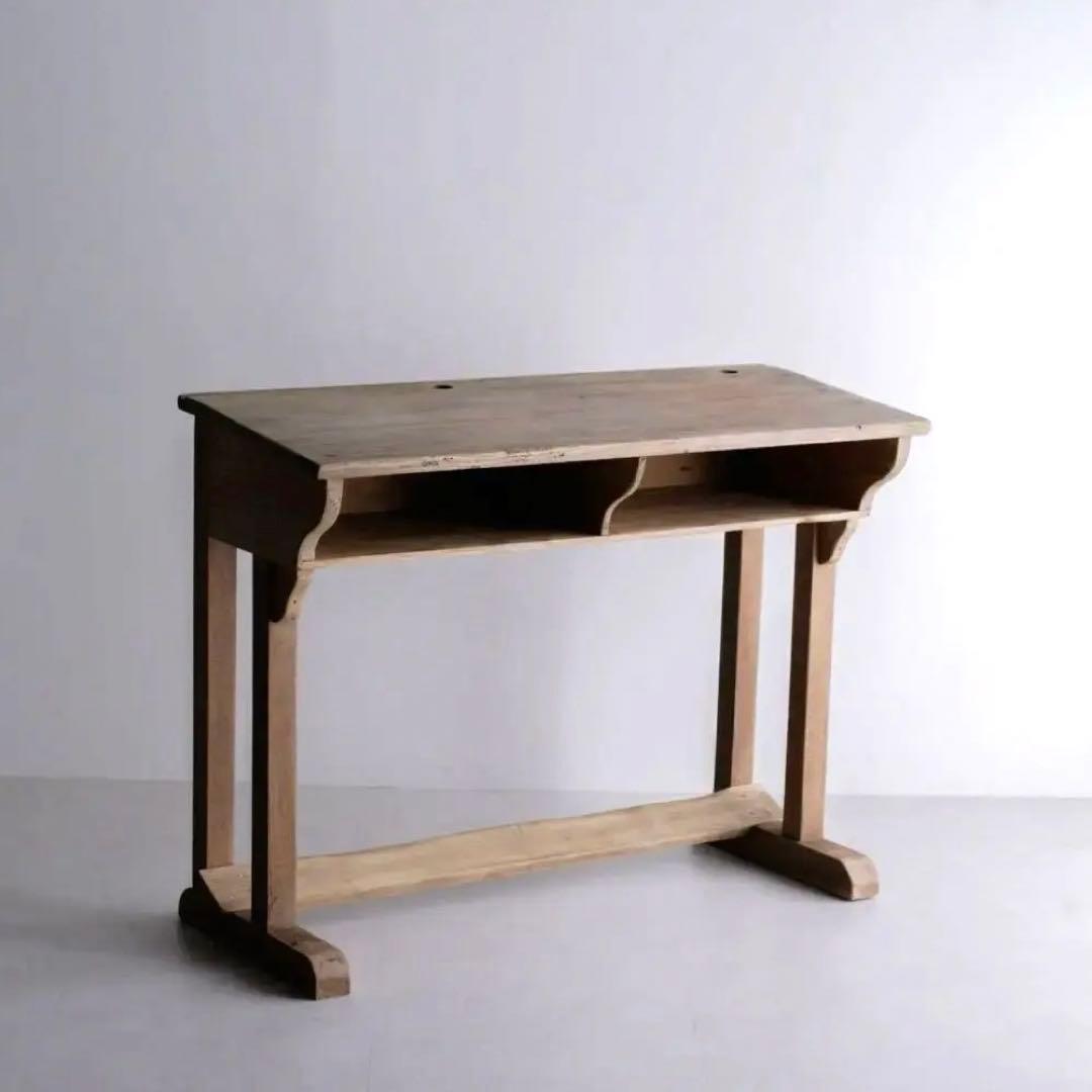 オーク材 フランス アンティークデスク 無垢材 プロカント 古家具