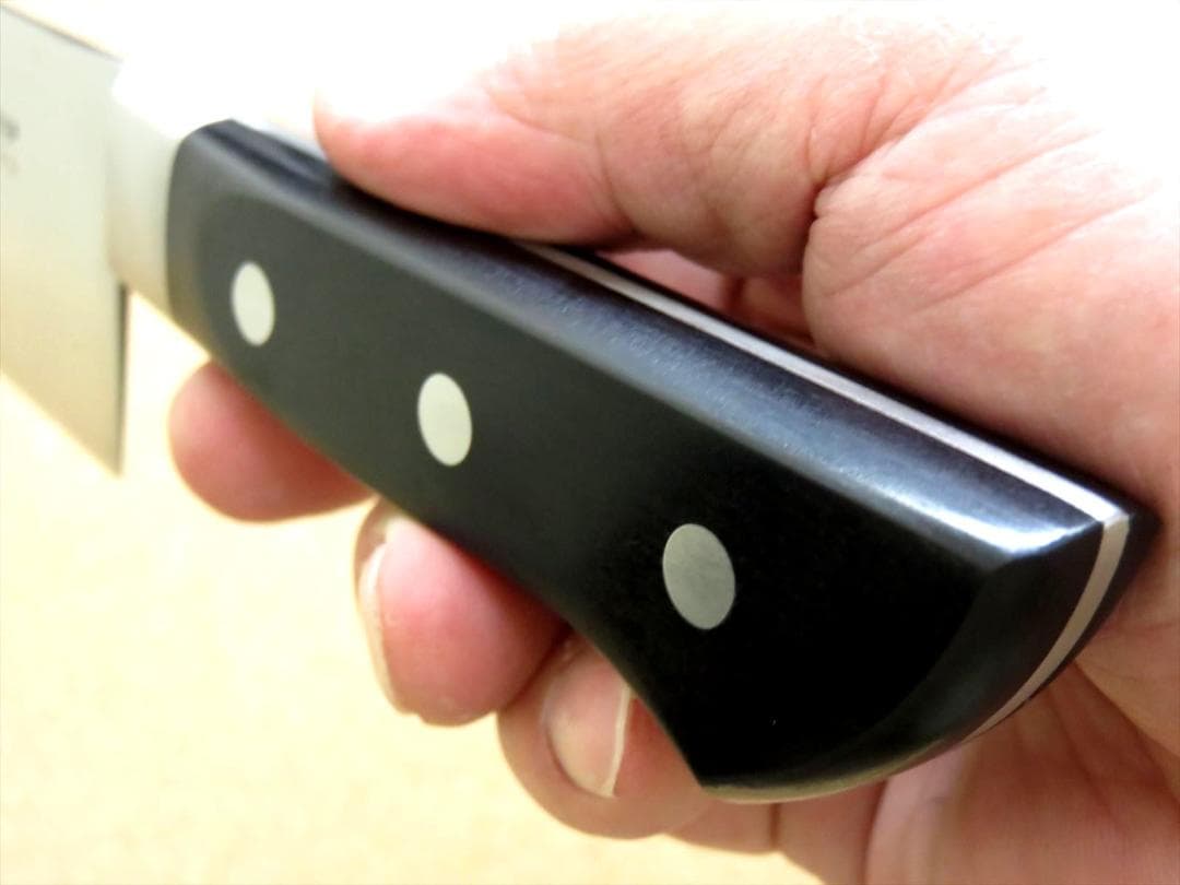 関の刃物 三徳包丁 170mm クロムモリブデン 口金付 肉切り 両刃 万能包丁