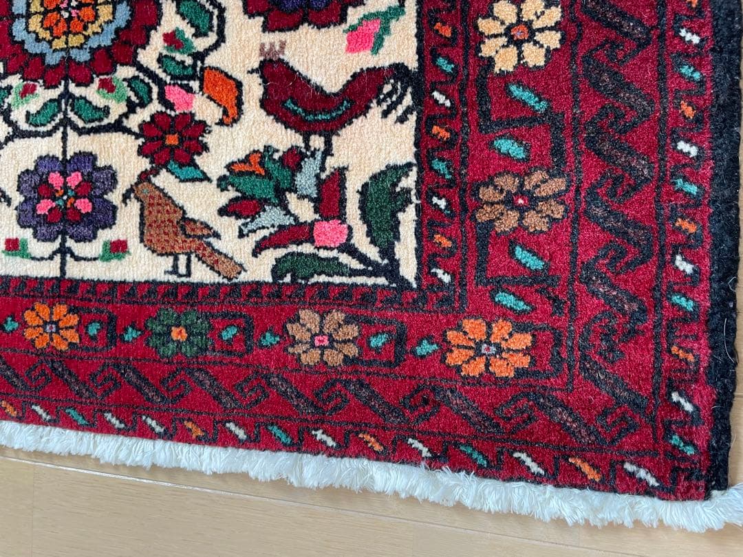 ペルシャ絨毯　トライバルラグ　オールドバルーチ