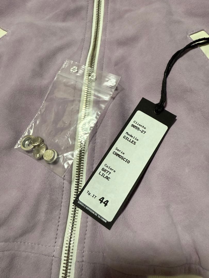 タグ付 EMMETI Gilles 2024SS エンメティ レザー スタジャン