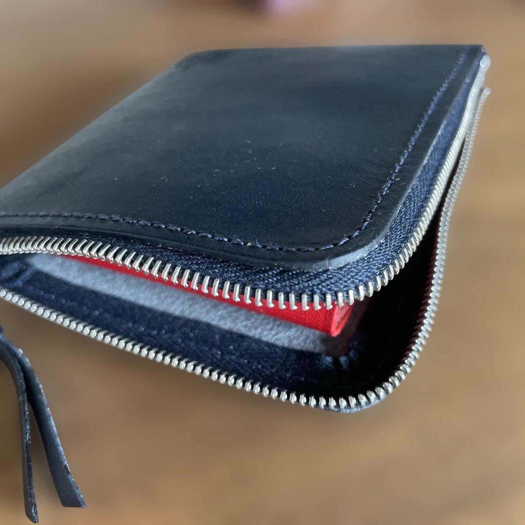 新品 紺 ホワイトハウスコックス 財布 マルチ ウォレット パース PURSE