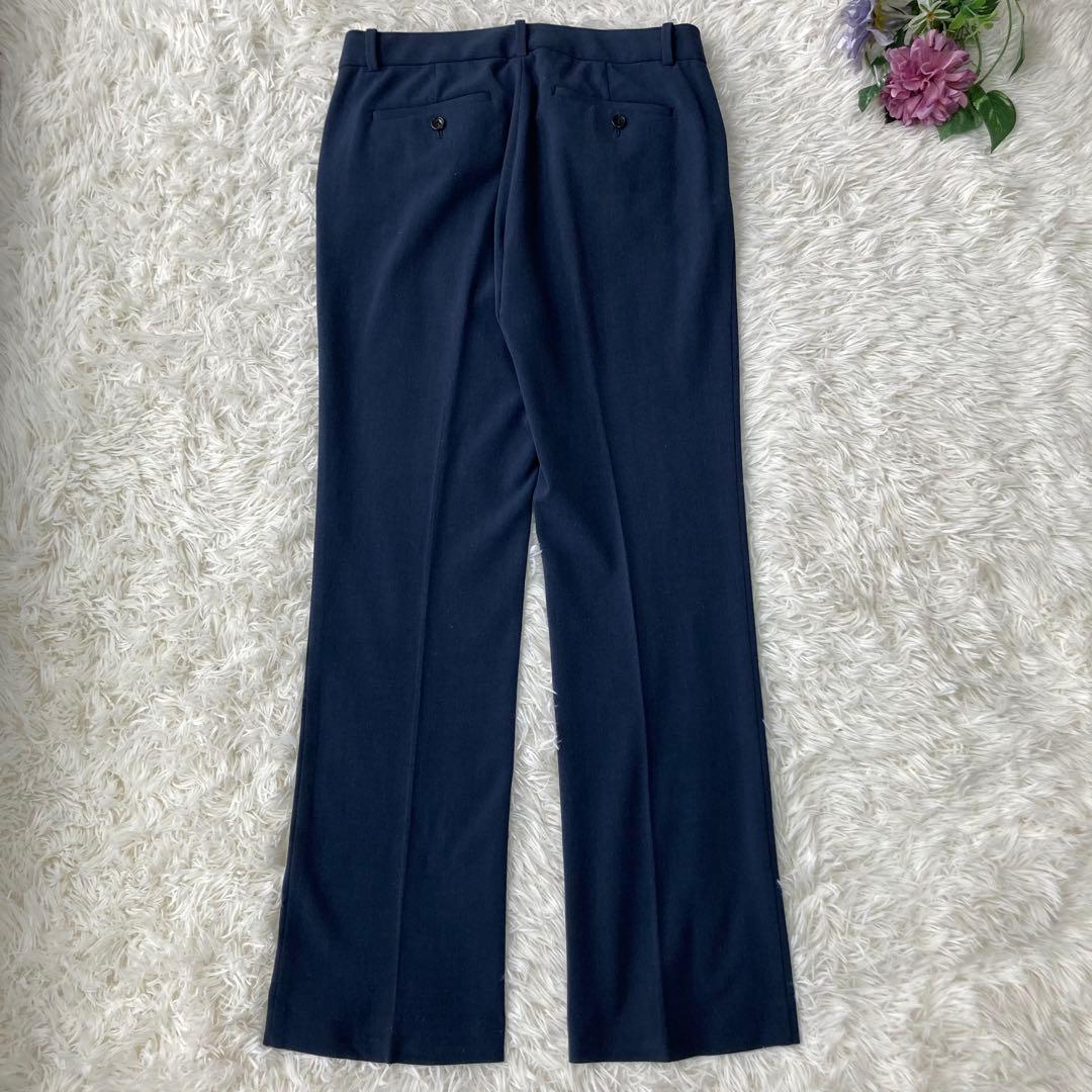 theory ノーカラージャケット パンツスーツ ネイビー セットアップ