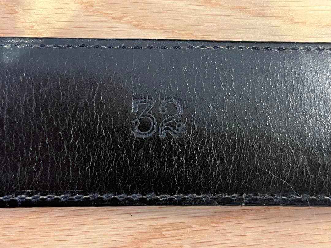 正規品　クロムハーツ　レザー ベルト 32インチ