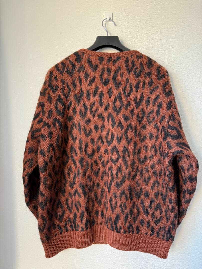 トップス WACKOMARIA LEOPARD HEAVYMOHAIR CARDIGAN