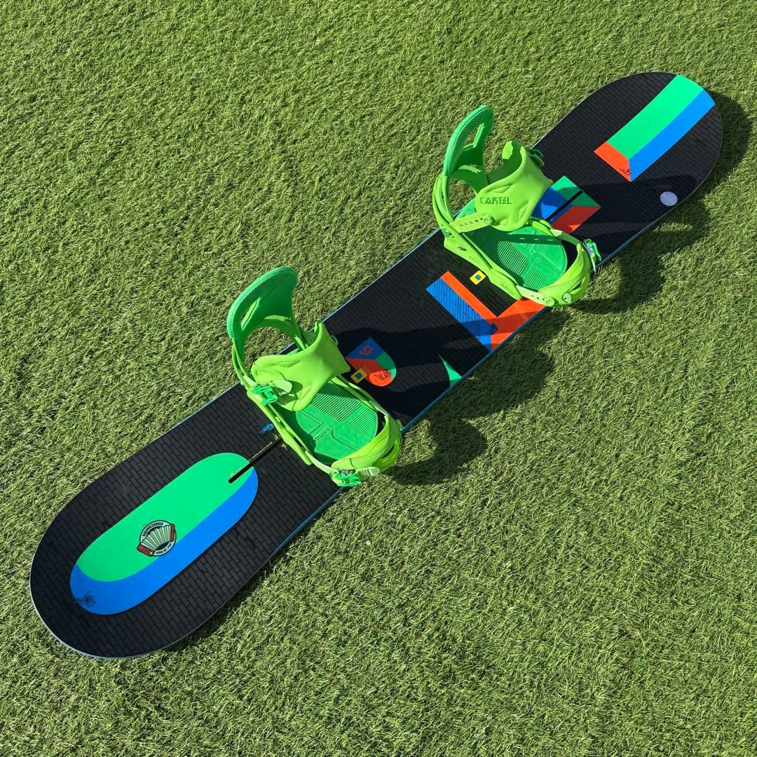 バートン HERO 155cm バイン付き CARTEL Mサイズ