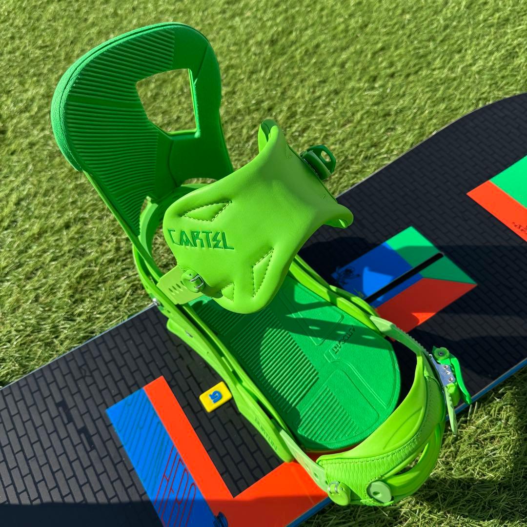 バートン HERO 155cm バイン付き CARTEL Mサイズ