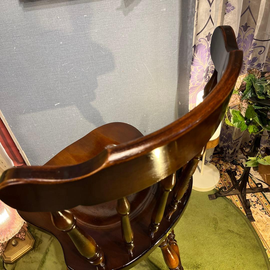 美品　80’s ヴィンテージ ３６０度回転　スピンドルチェア