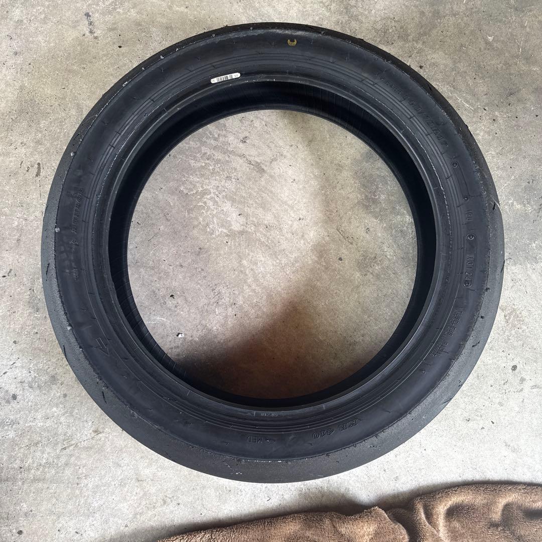 DUNLOP KR410 中古　前後セット　110 140