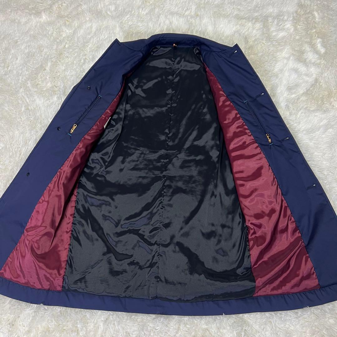 未使用級 ポールスミス 現行タグ ダウンコートロングコート ステンカラーコート