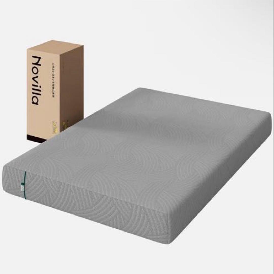 Novilla マットレス ダブル 低反発 厚さ21cm 天然緑茶成分 竹炭入り
