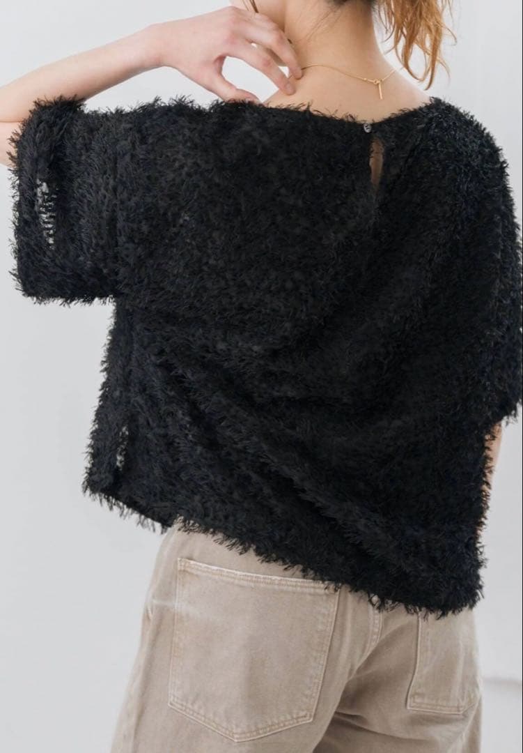 Spick&Span フェザーTブラウス