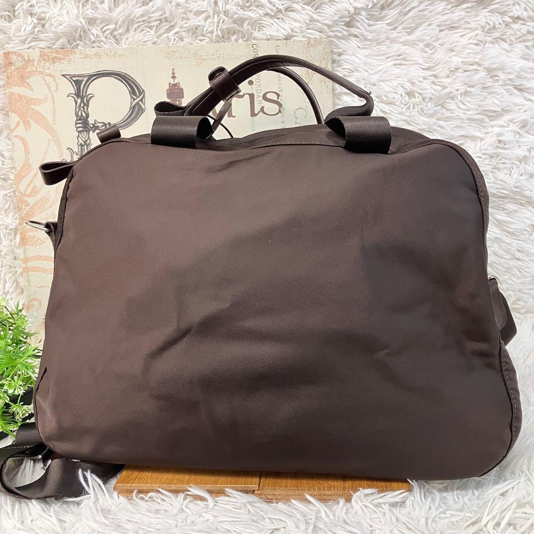 agnes b アニエスベー ナイロン ボストンバッグ 旅行バッグ 2way 鍵